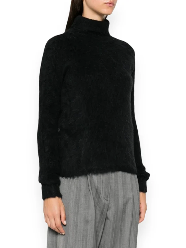 Alpaca Blend High Neck Knit - Image 3