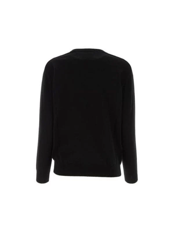 Monili Detail Crewneck Wool Knit - Image 2