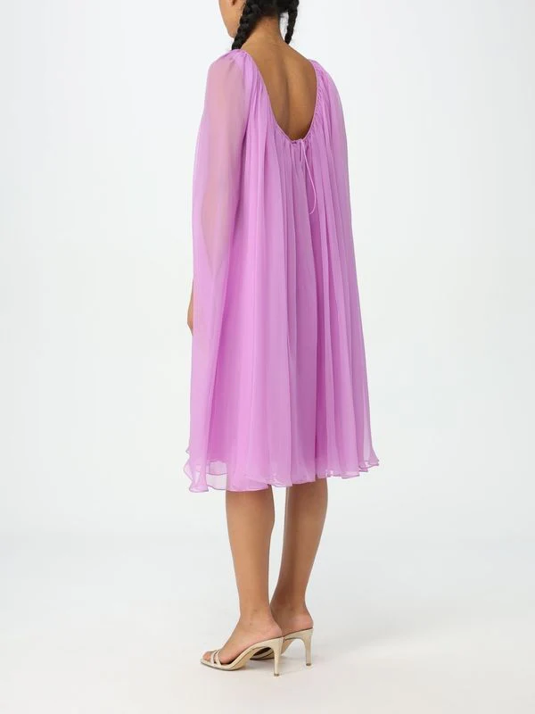 Footing Silk Mini Dress - Image 3