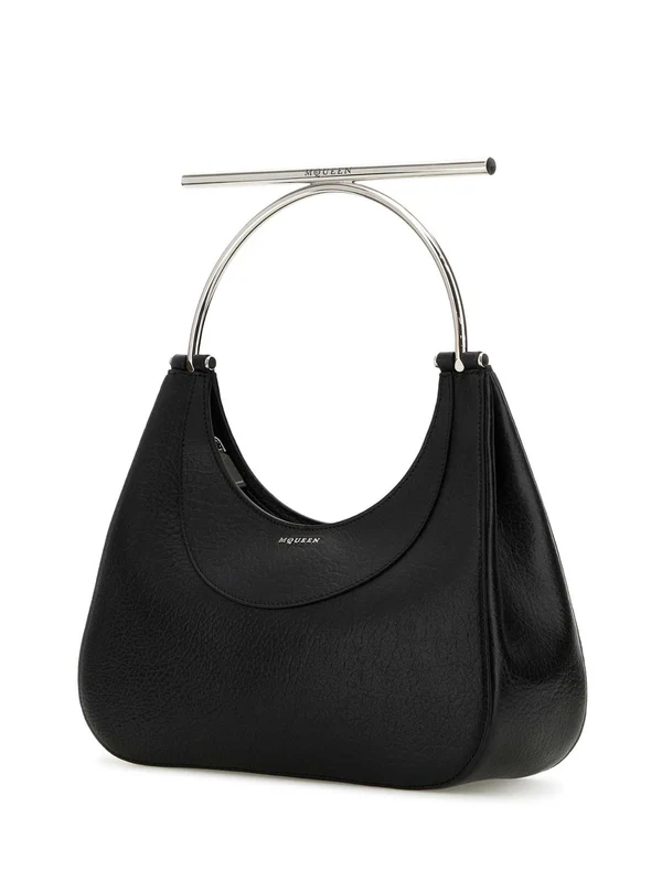 Cross Bar Leather Tote Bag - Image 2