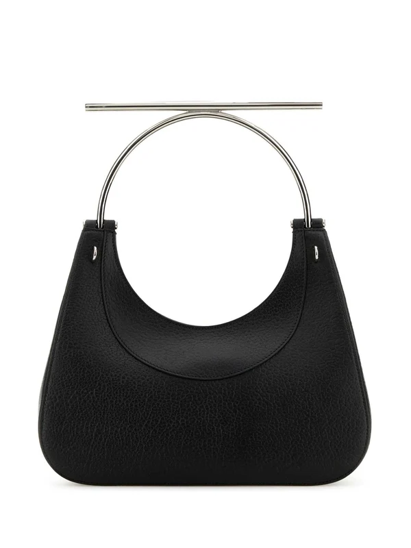 Cross Bar Leather Tote Bag - Image 3