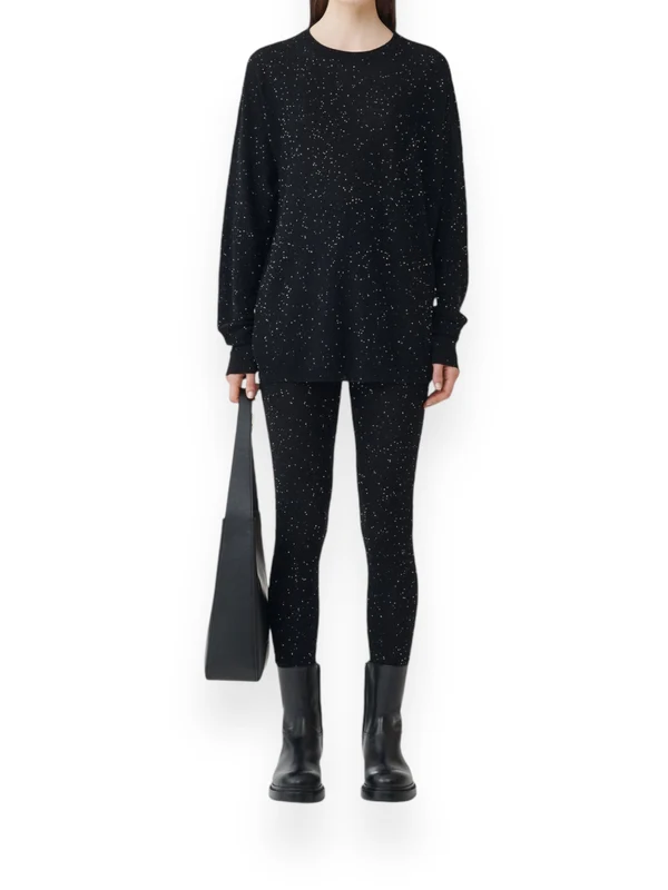 Sequin Embellished Crewneck Knit - Image 2