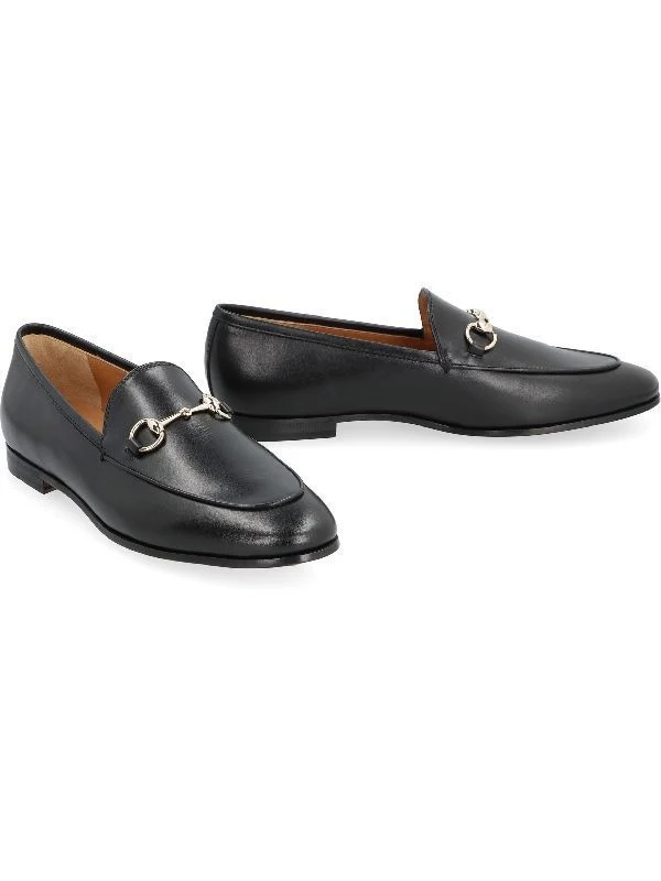 Horsebit Trim Leather Loafers - Image 2
