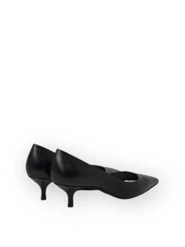 Kitten Leather Pumps Heels - Image 2
