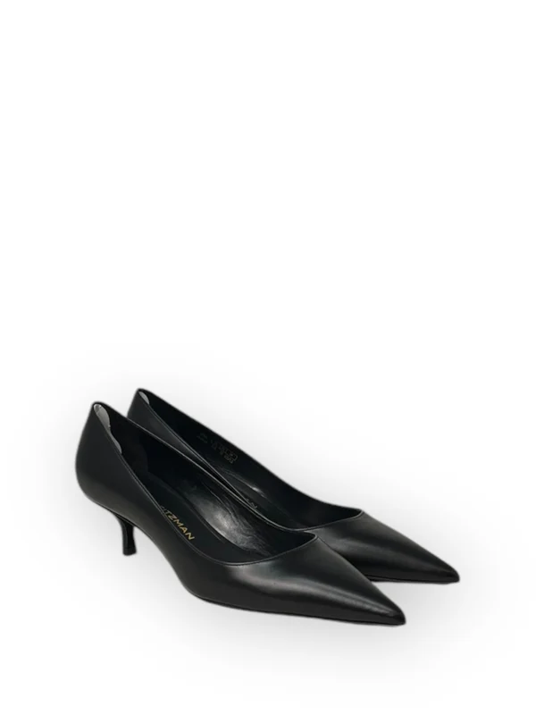 Kitten Leather Pumps Heels - Image 3