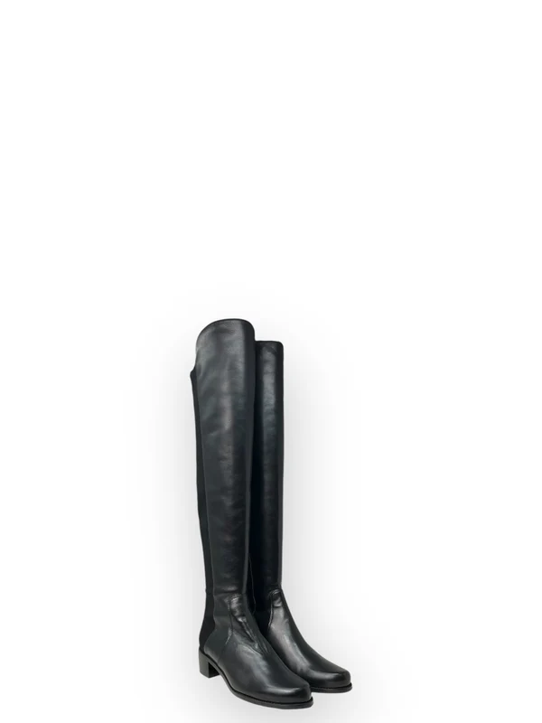 5050 Suede Panel Knee-High Boots - Image 4
