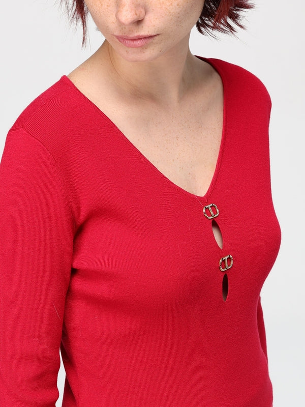 Twin Set Red Knit - Image 3