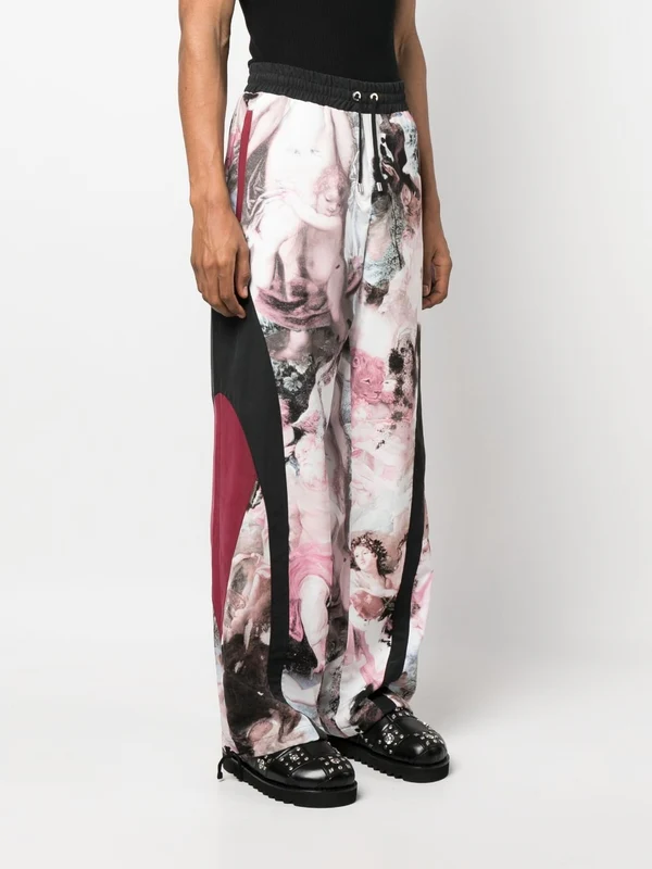 Graphic Printing Drawstring Pants - Image 3