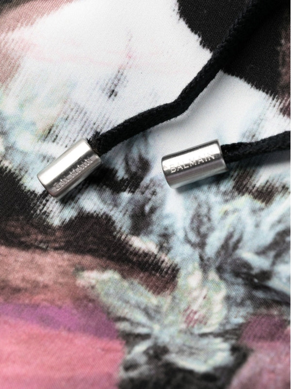 Graphic Printing Drawstring Pants - Image 6