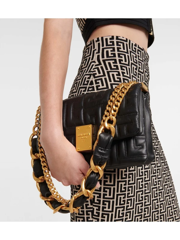 1945 Quilted Chain Leather Small
  Crossbody Bag - Image 3