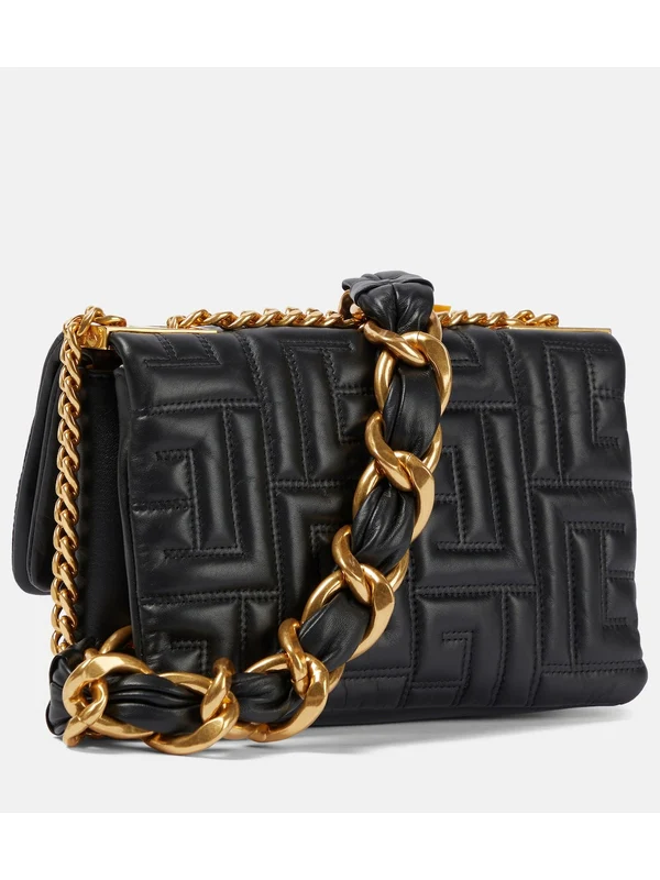 1945 Quilted Chain Leather Small
  Crossbody Bag - Image 4
