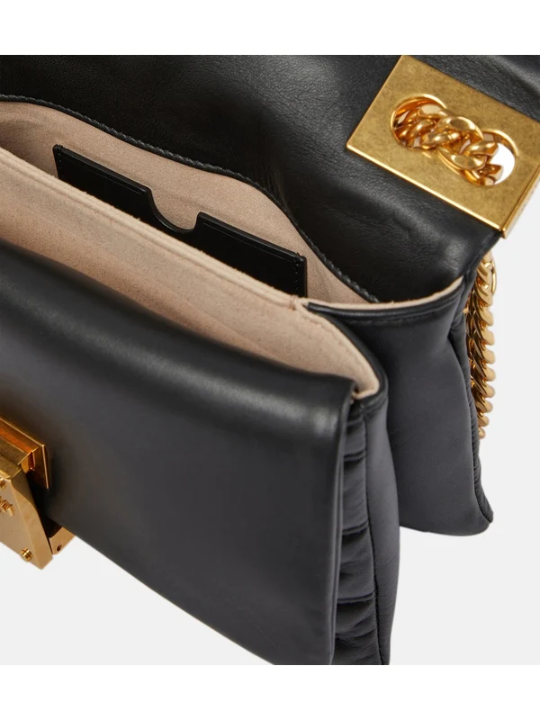 1945 Quilted Chain Leather Small
  Crossbody Bag - Image 5