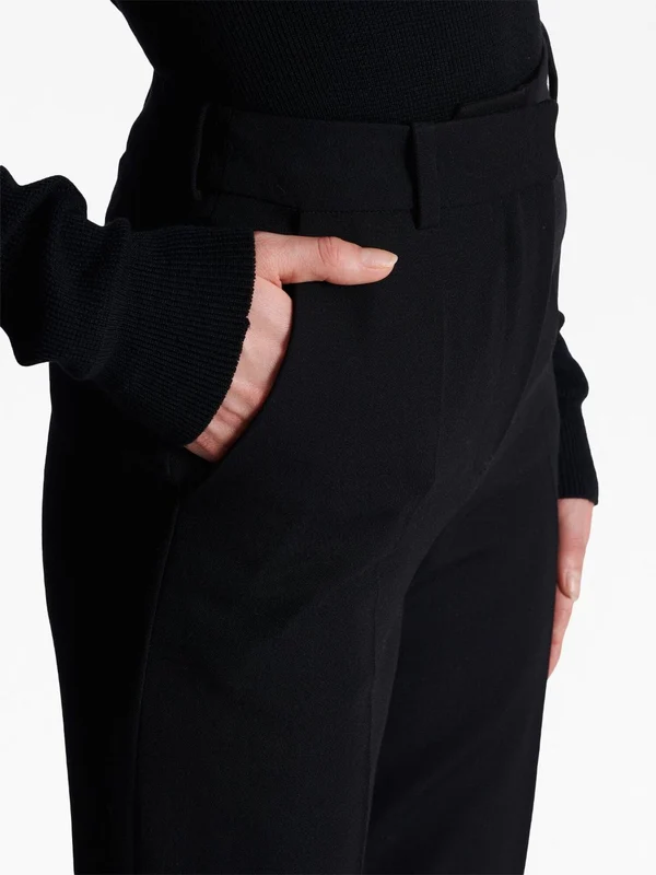 Wool flared trousers Trousers - Image 6