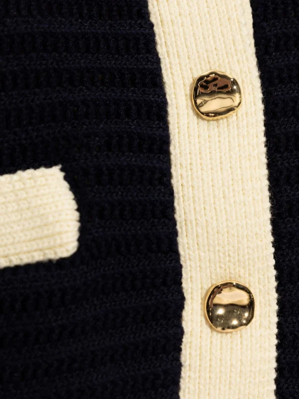 Multi Pocket Tweed Cardigan - Image 5