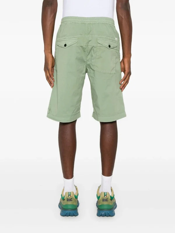 Logo Detail Cotton Shorts - Image 4