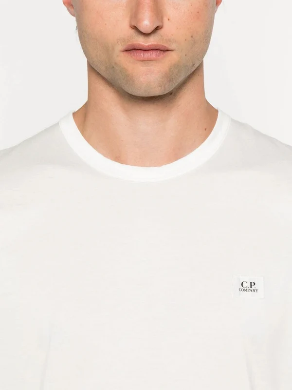 Logo Patch Cotton T-Shirt - Image 5