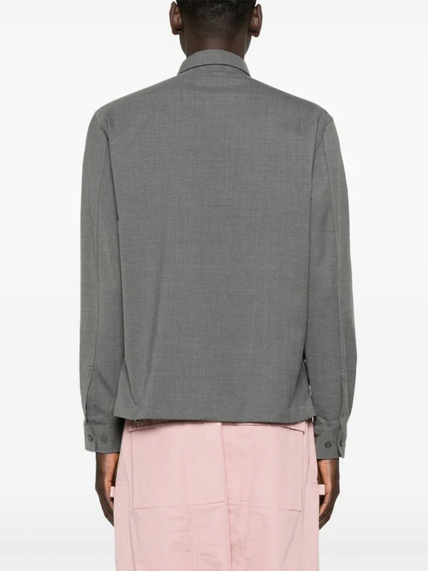 Logo Embroidered Long Sleeve Shirt - Image 4