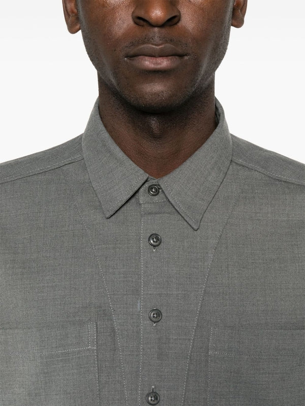 Logo Embroidered Long Sleeve Shirt - Image 5
