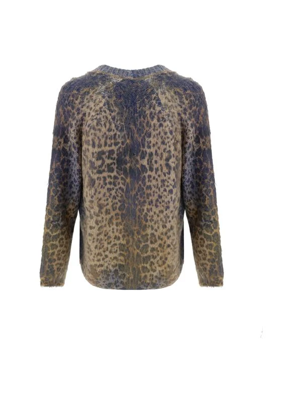 Leopard Pattern Cardigan - Image 2