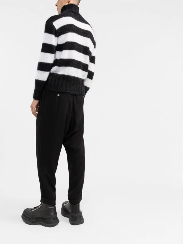 Slouchy Drawstring Track Pants - Image 4