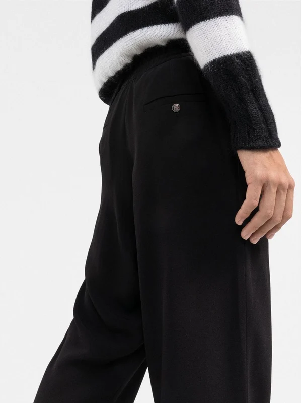 Slouchy Drawstring Track Pants - Image 5