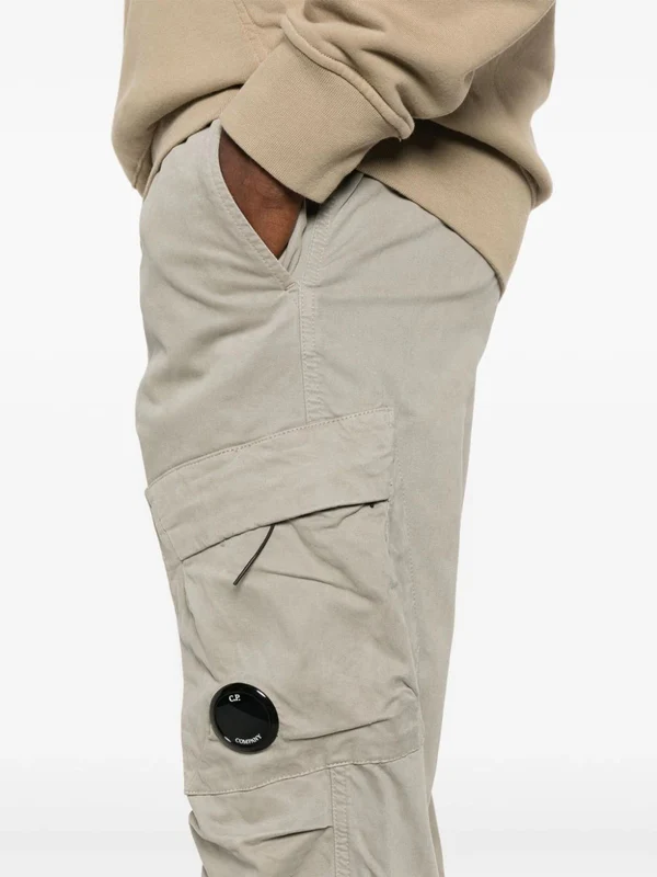 Lens Patch Cotton Cargo Pants - Image 5