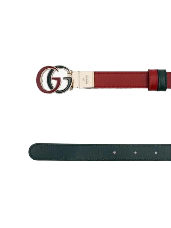 GG Buckle Reversible Leather Belt - Image 2
