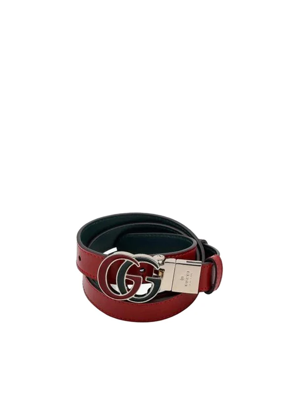 GG Buckle Reversible Leather Belt - Image 3