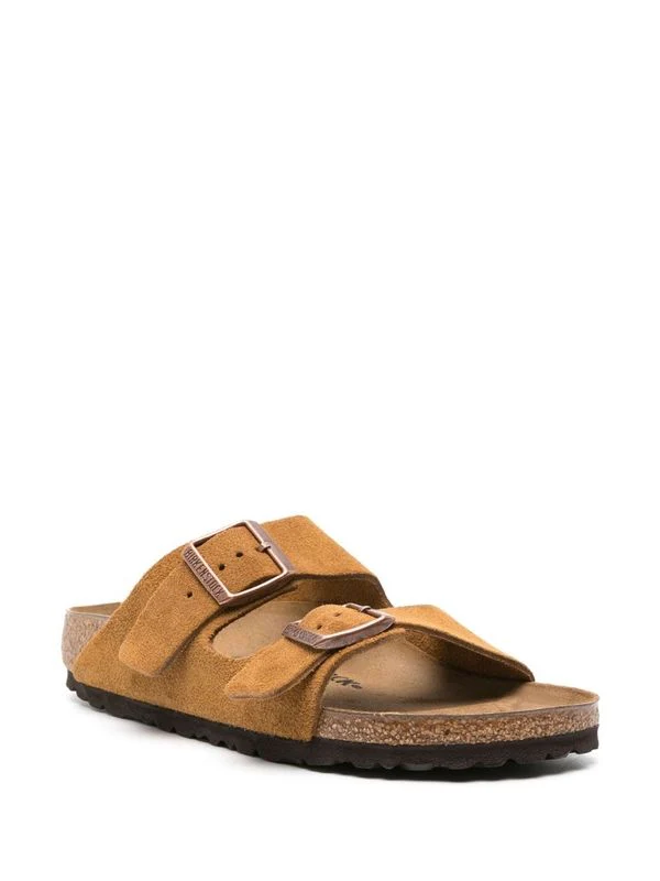 Arizona Buckle Suede Sandals - Image 3