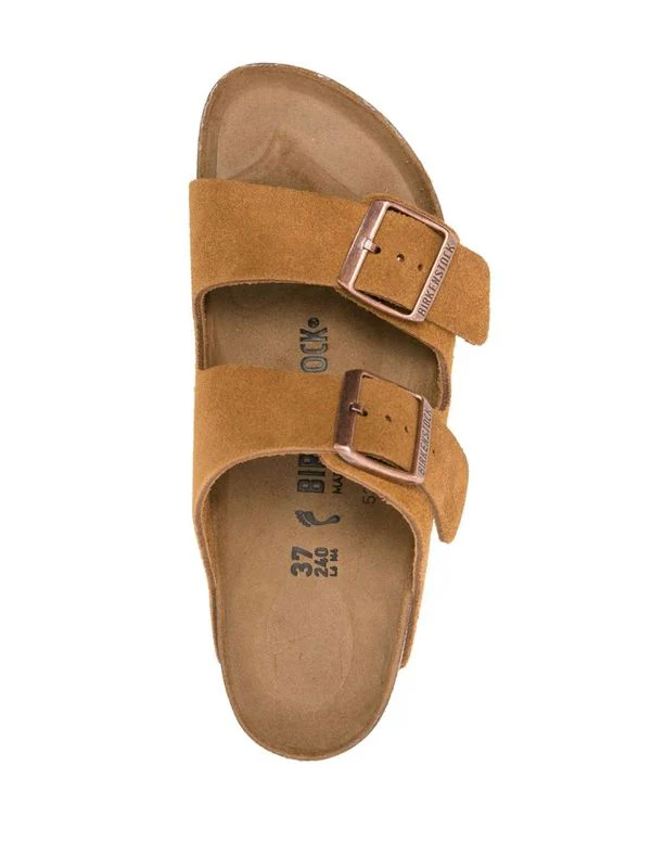 Arizona Buckle Suede Sandals - Image 7