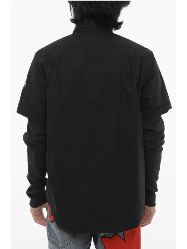 Black Cotton Shirt - Image 2