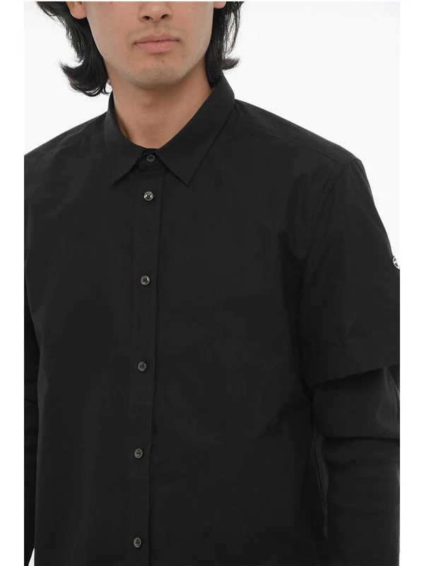 Black Cotton Shirt - Image 3