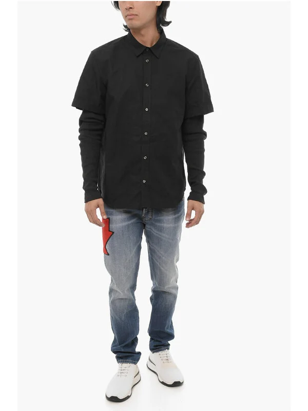 Black Cotton Shirt - Image 4