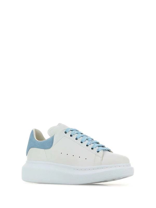 Oversize Suede Tab Low-Top Sneakers - Image 2