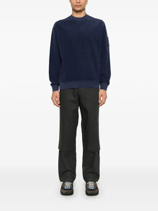 Lens Patch Cotton Sweatshirt - Image 2