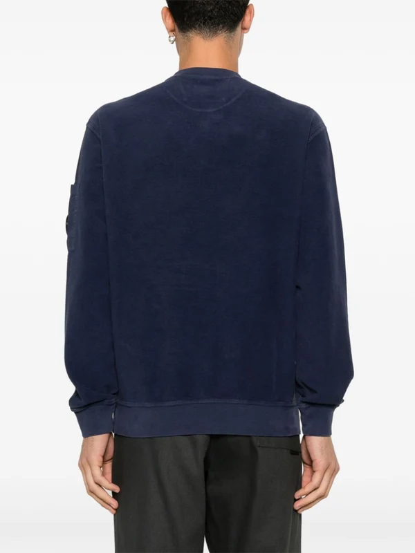 Lens Patch Cotton Sweatshirt - Image 4