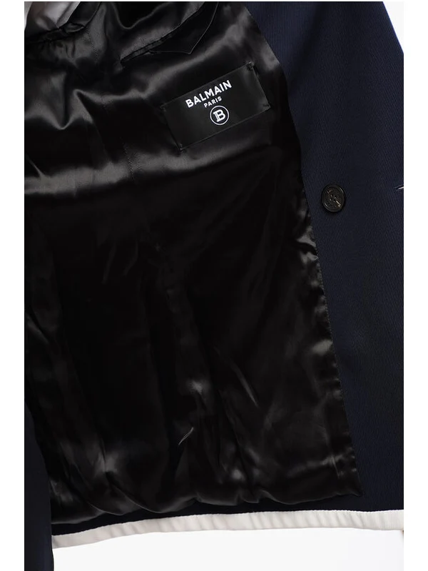 Balmain Navy Tailored Jacket - Image 5