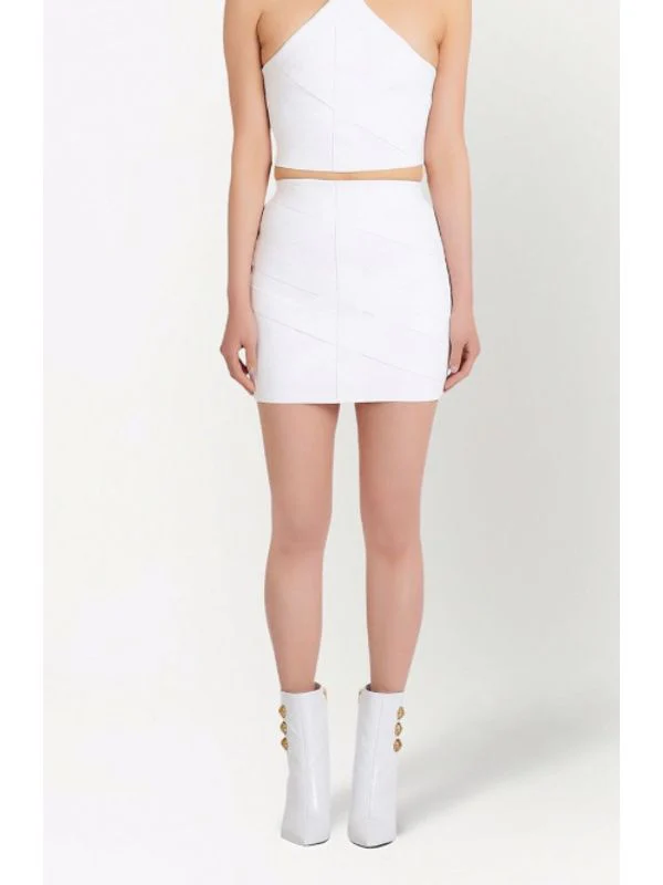 Crisscross Knit Skirt - Image 2
