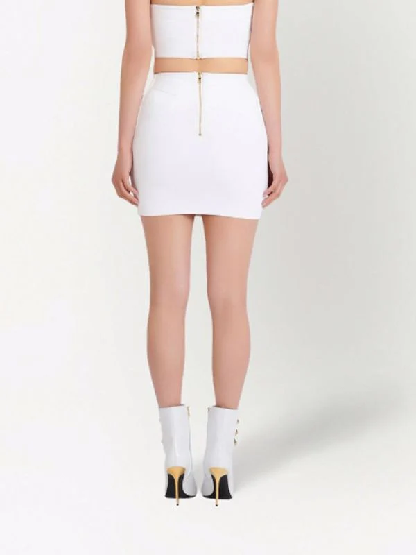 Crisscross Knit Skirt - Image 3