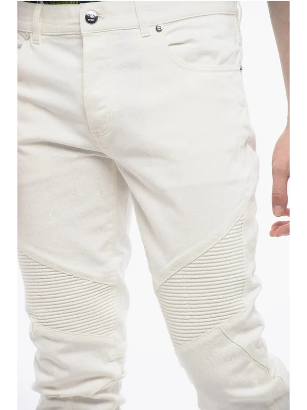 Balmain White Denim Pants - Image 3
