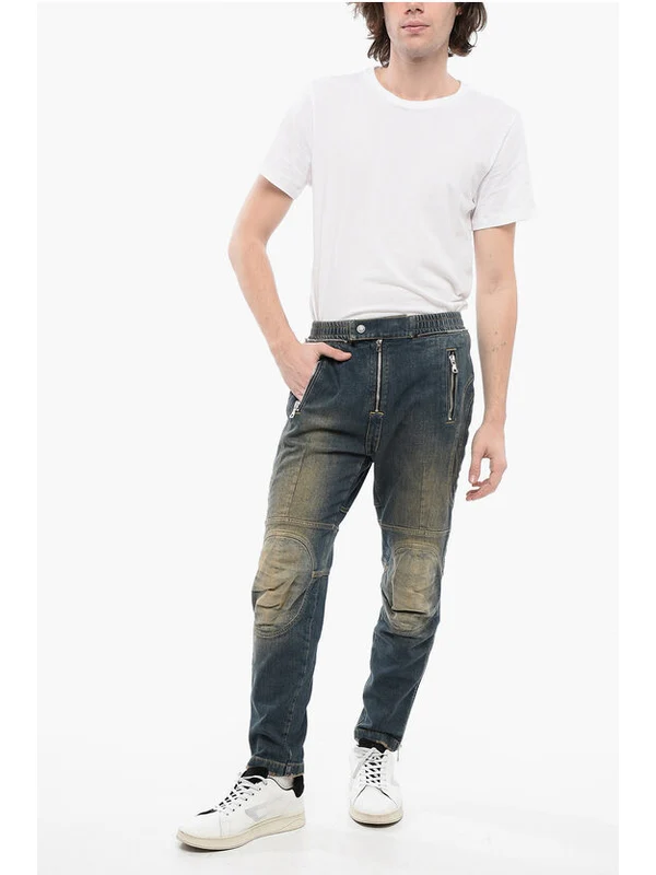 Balmain Navy Denim Pants - Image 4