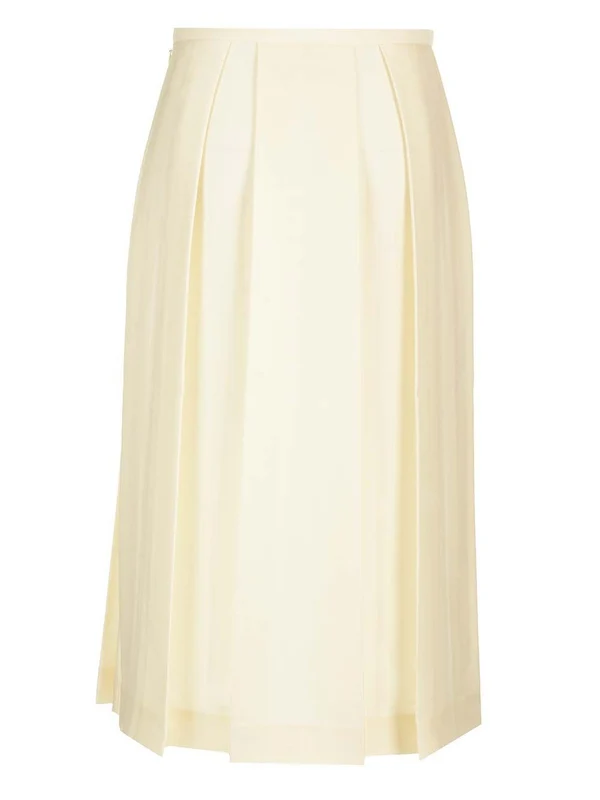 Twinflower Shape Wool Skirt - Image 2