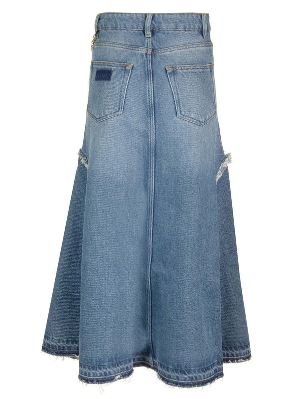 Flare Denim Skirt - Image 2