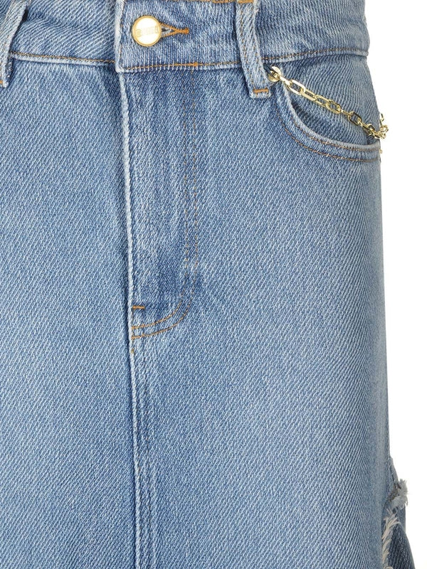Flare Denim Skirt - Image 5