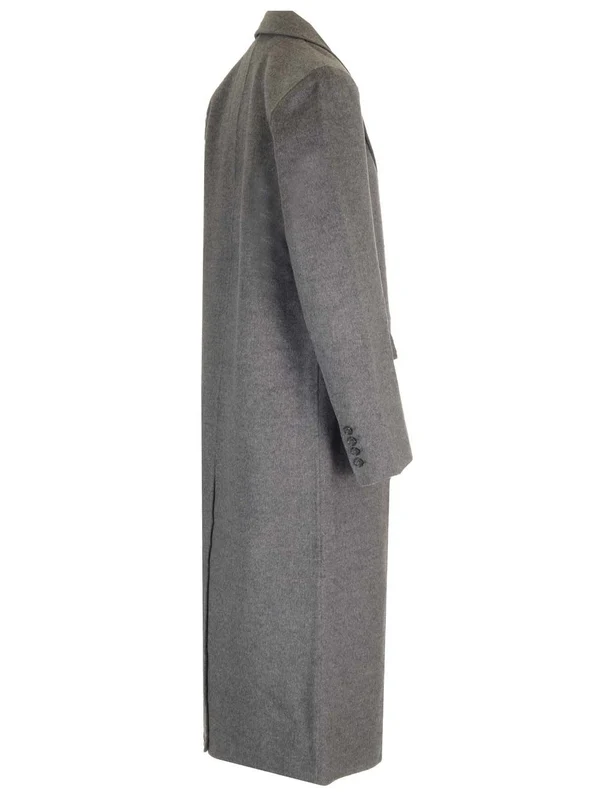 Classic Double Breasted Wool Coat - Image 3