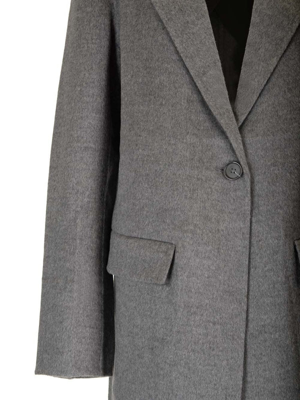 Classic Double Breasted Wool Coat - Image 5