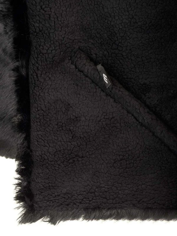 Faux Fur Long Coat - Image 6