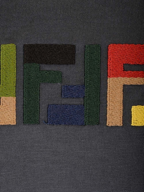 FF Embroidered Logo Short Sleeve T-shirt - Image 4