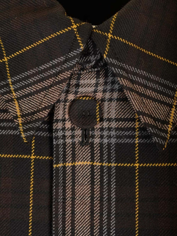 Go-to Check Pattern Wool Shirt Jacket - Image 4