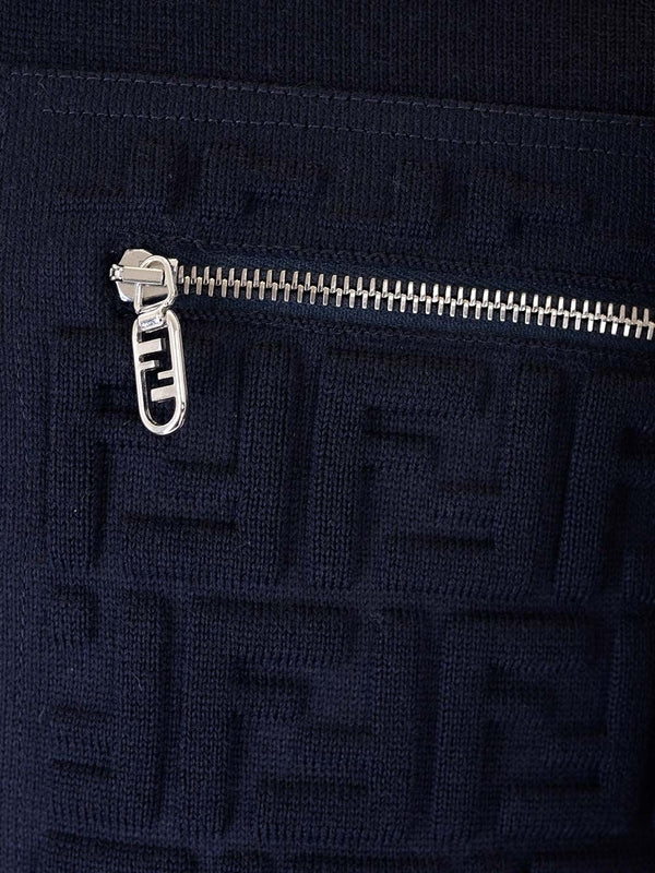 Zip Pocket Wool Sweater - Image 3